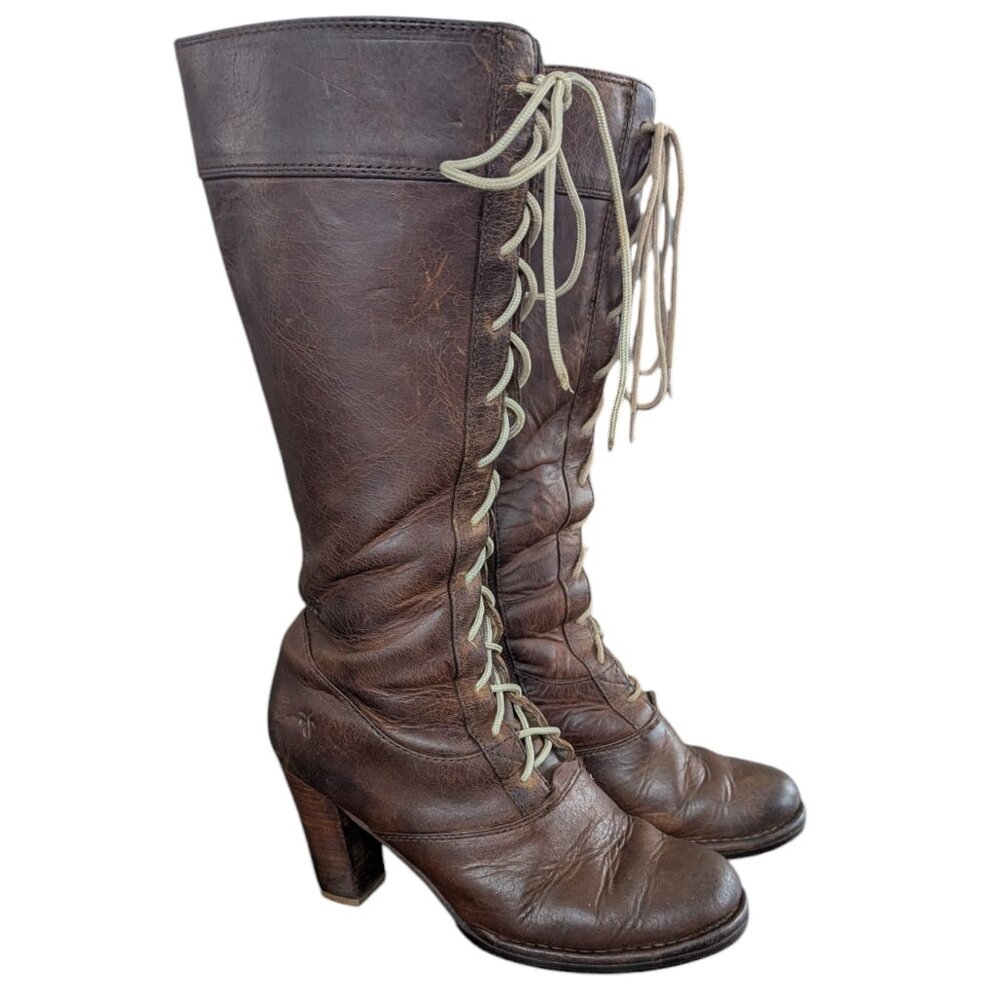 frye villager lace boots